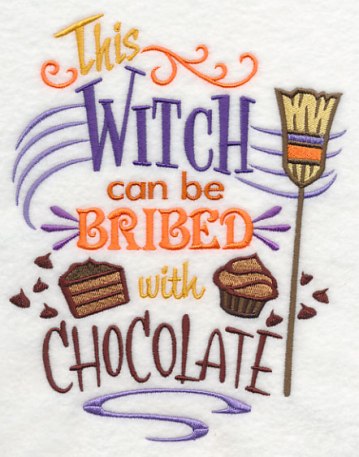 witch can be brided with chocolate